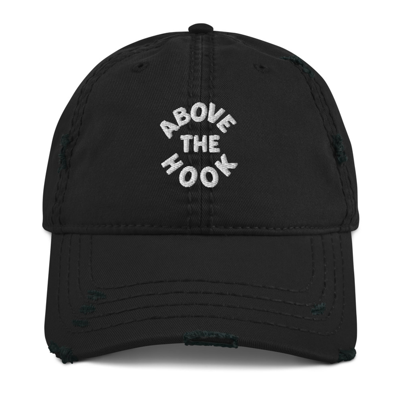 Distressed Dad Hat — Above the Hook