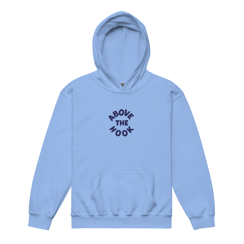 Youth ATH Circle Embroidered Hoodie — Above the Hook